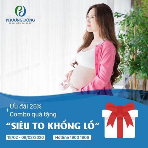 Ưu đãi thai sản cùng combo quà tặng siêu khủng từ Bệnh viện Đa khoa Phương Đông