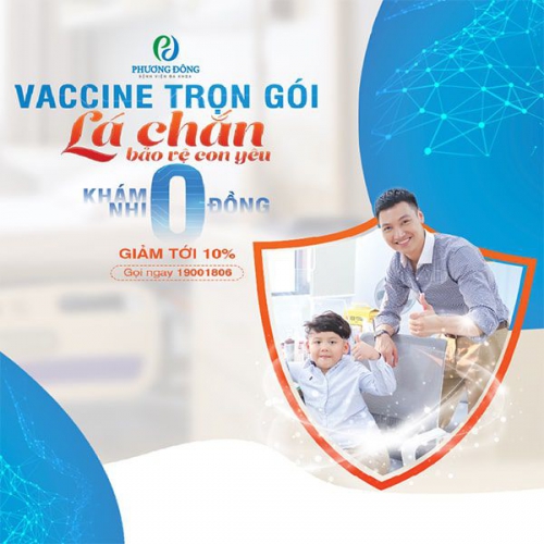 [Ưu đãi tháng 3] Giảm tới 10% trọn gói tiêm chủng cho bé