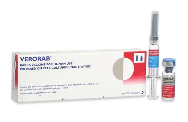Vắc xin phòng dại Verorab có xuất cứ từ Pháp