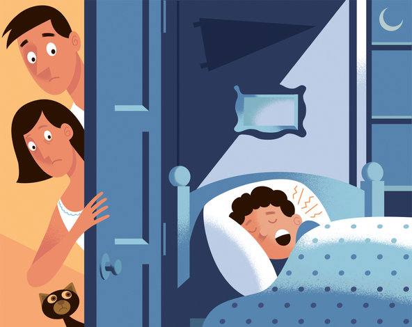 khi thấy trẻ có hiện tượng ngủ ngáy, cha mẹ không nên chủ quan
