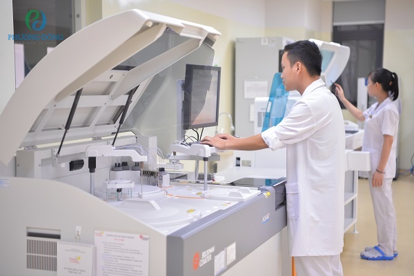 Bạn có thể làm xét nghiệm máu và kiểm tra tỷ lệ bạch cầu mono tại Khoa xét nghiệm - BVĐK Phương Đông