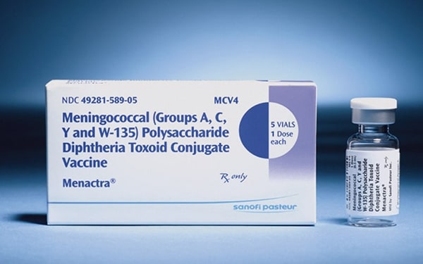 Vắc xin Menactra phòng viêm não mô cầu tuýp A, C, Y, W-135 