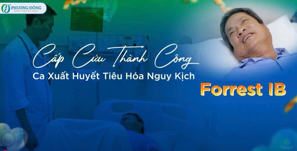 Chóng mặt, nôn ra máu liên tục vì xuất huyết tiêu hoá do loét dạ dày (Forrest IB) 